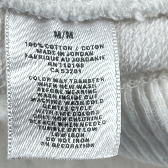 Aeropostale‎ Y2K Short Sleeve Hoodie Sweatshirt Womens Sz M White Half Zip Vtg - Picture 13 of 13